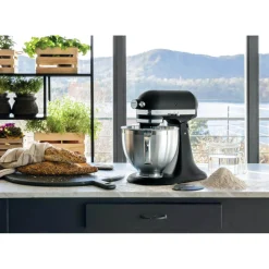 KitchenAid 185 Artisan Tilt-Head Stand Mixer - Cast Iron Black