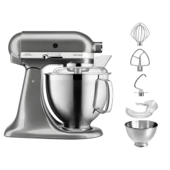 KitchenAid 185 Artisan Tilt-Head Stand Mixer - Medallion Silver