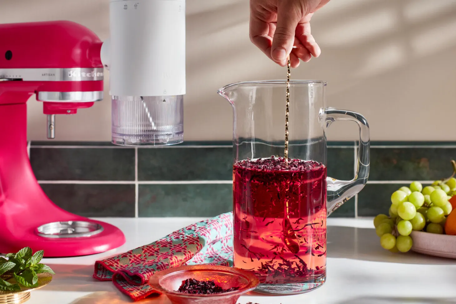 KitchenAid 195 Artisan Tilt-Head Stand Mixer - Hibiscus