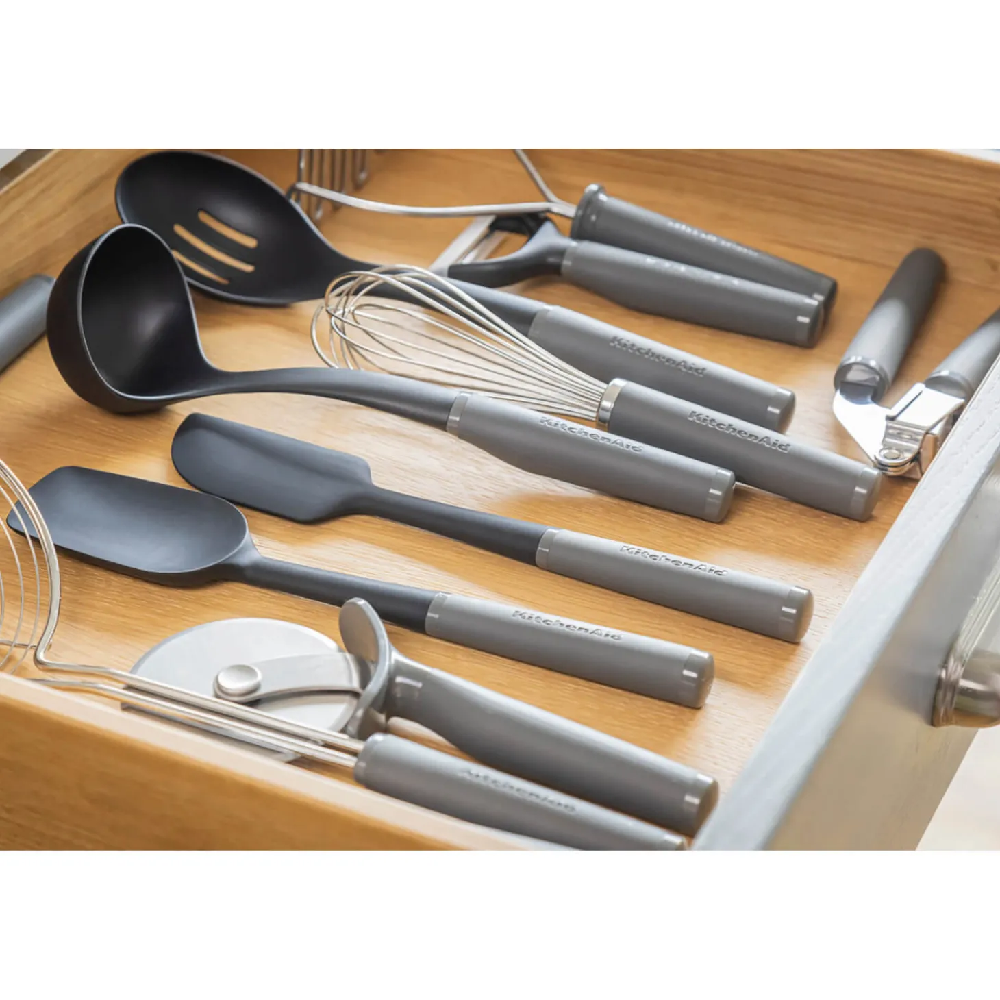 KitchenAid Soft Grip Ladle - Charcoal Grey