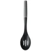 KitchenAid Soft Grip Slotted Spoon - Charcoal Grey
