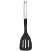 KitchenAid Utensils Plastic Slotted Turner - Almond Cream
