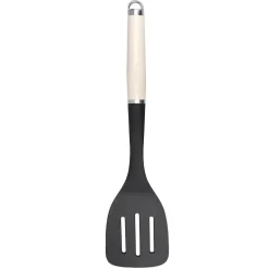 KitchenAid Utensils Plastic Slotted Turner - Almond Cream