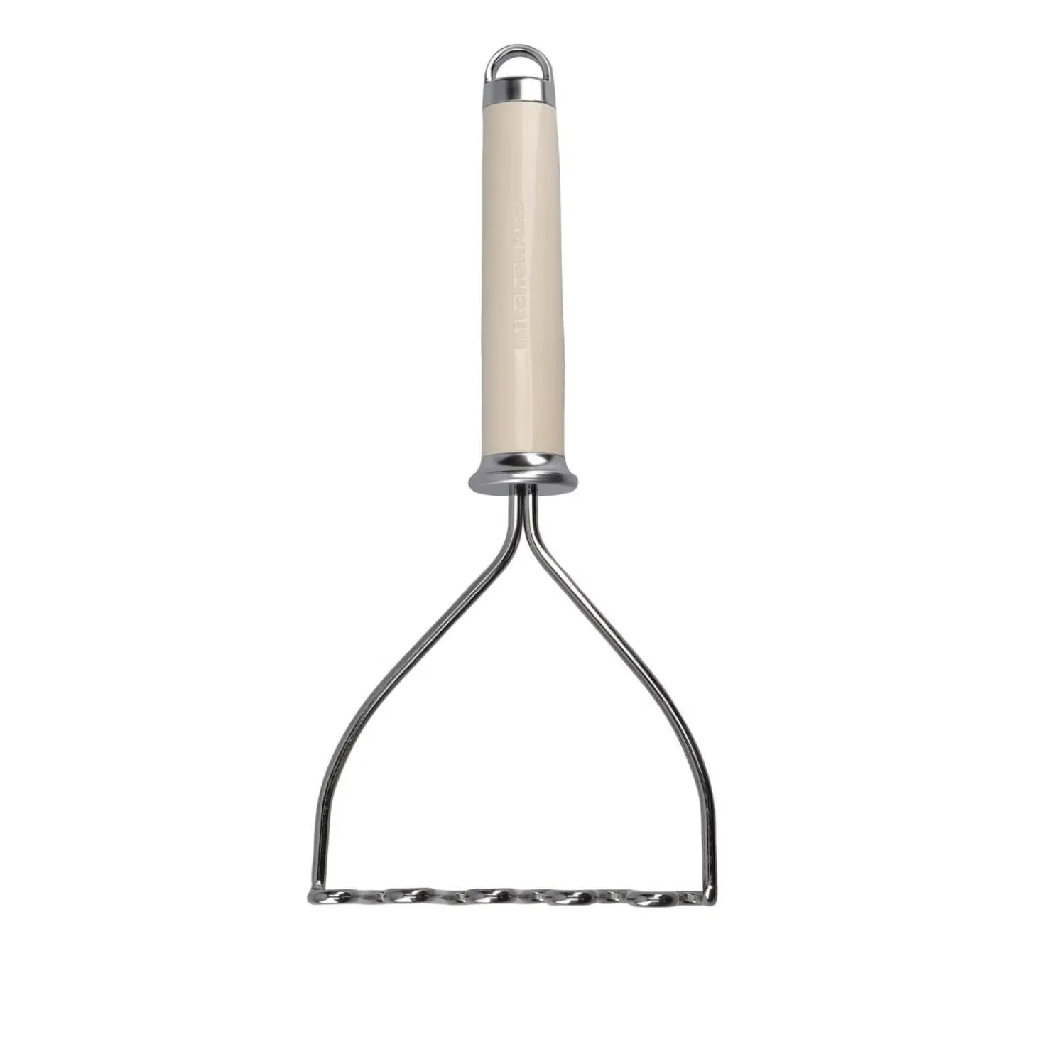 KitchenAid Utensils Stainless Steel Masher - Almond Cream