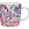 KitchenCraft 425ml Barrel Mug - Modern Rose