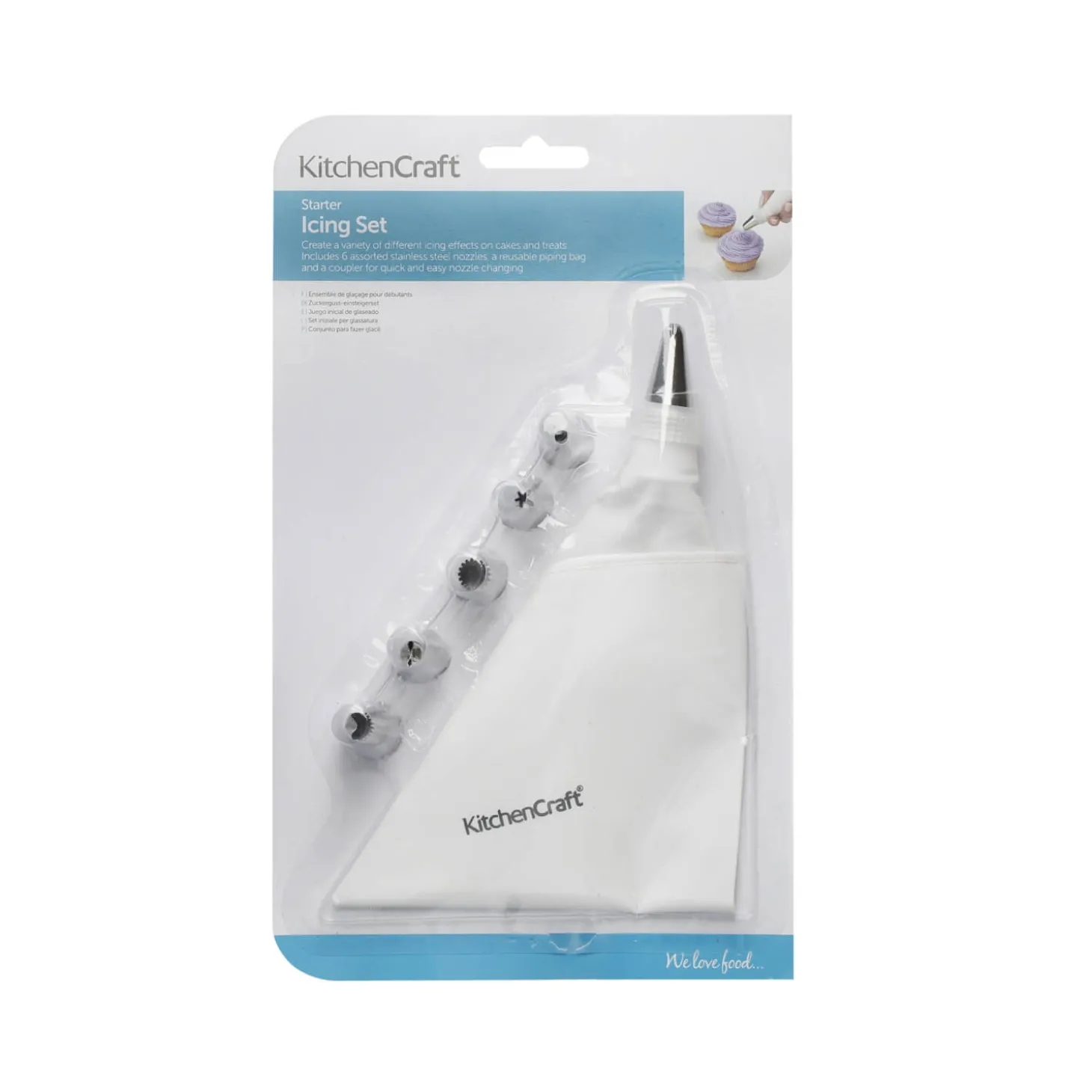 KitchenCraft 8-Piece Icing Starter Set