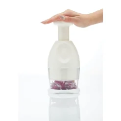 KitchenCraft Revolving Food Chopper - White