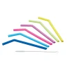 KitchenCraft Silicone Drinks Straws & Brush - Set of 6