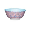 Kitchencraft Stoneware Bowl - Blue & Red Mosaic