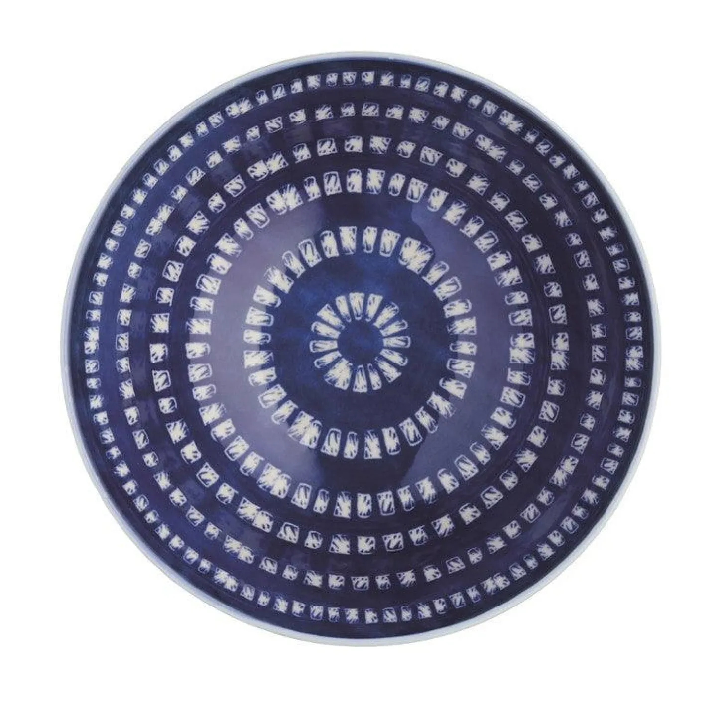 Kitchencraft Stoneware Bowl - Blue Tile