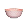 Kitchencraft Stoneware Bowl - Damask Red