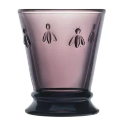 La Rochere Bee Embossed Purple Goblet Tumbler Glass - 270ml
