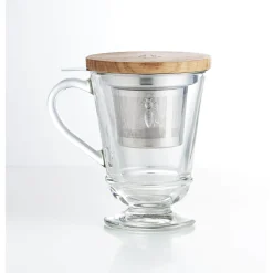 La Rochere Bee Tea Glass Mug with Infuser
