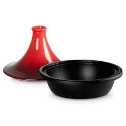 Le Creuset Cast Iron 31cm Round Tagine - Cerise