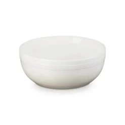 Le Creuset 20cm Coupe Stoneware Serve Bowl - Meringue