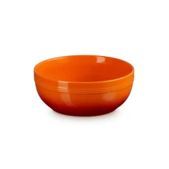 Le Creuset 20cm Stoneware Coupe Serve Bowl - Volcanic