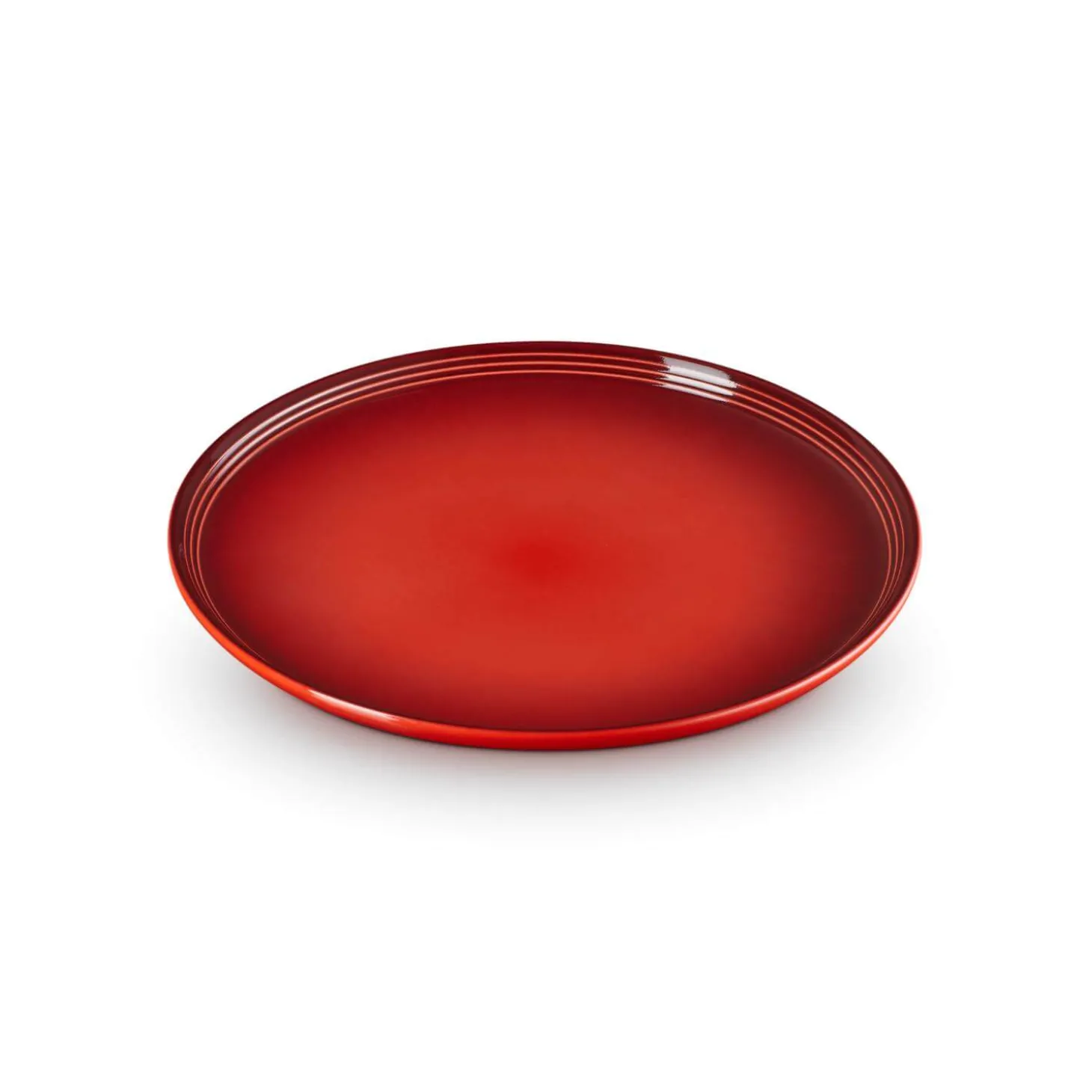 Le Creuset 27cm Stoneware Coupe Dinner Plate - Cerise