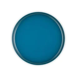 Le Creuset 27cm Stoneware Coupe Dinner Plate - Deep Teal