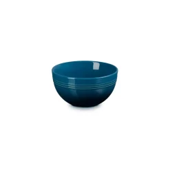 Le Creuset 12cm Stoneware Round Coupe Snack Bowl - Deep Teal