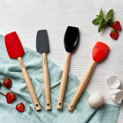 Le Creuset Craft Silicone Spatula Spoon - Black
