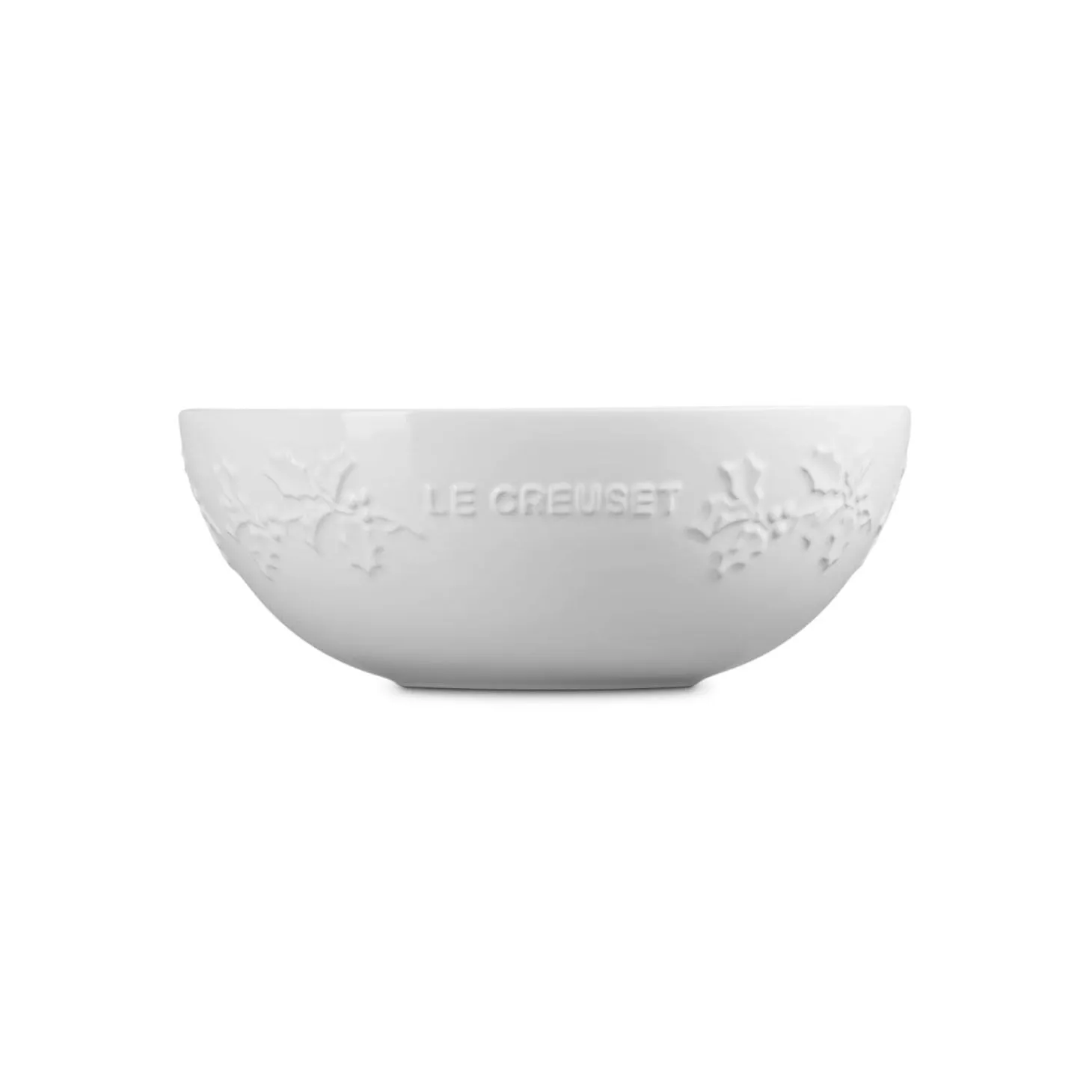 Le Creuset Holly 25cm Stoneware Serving Bowl - White