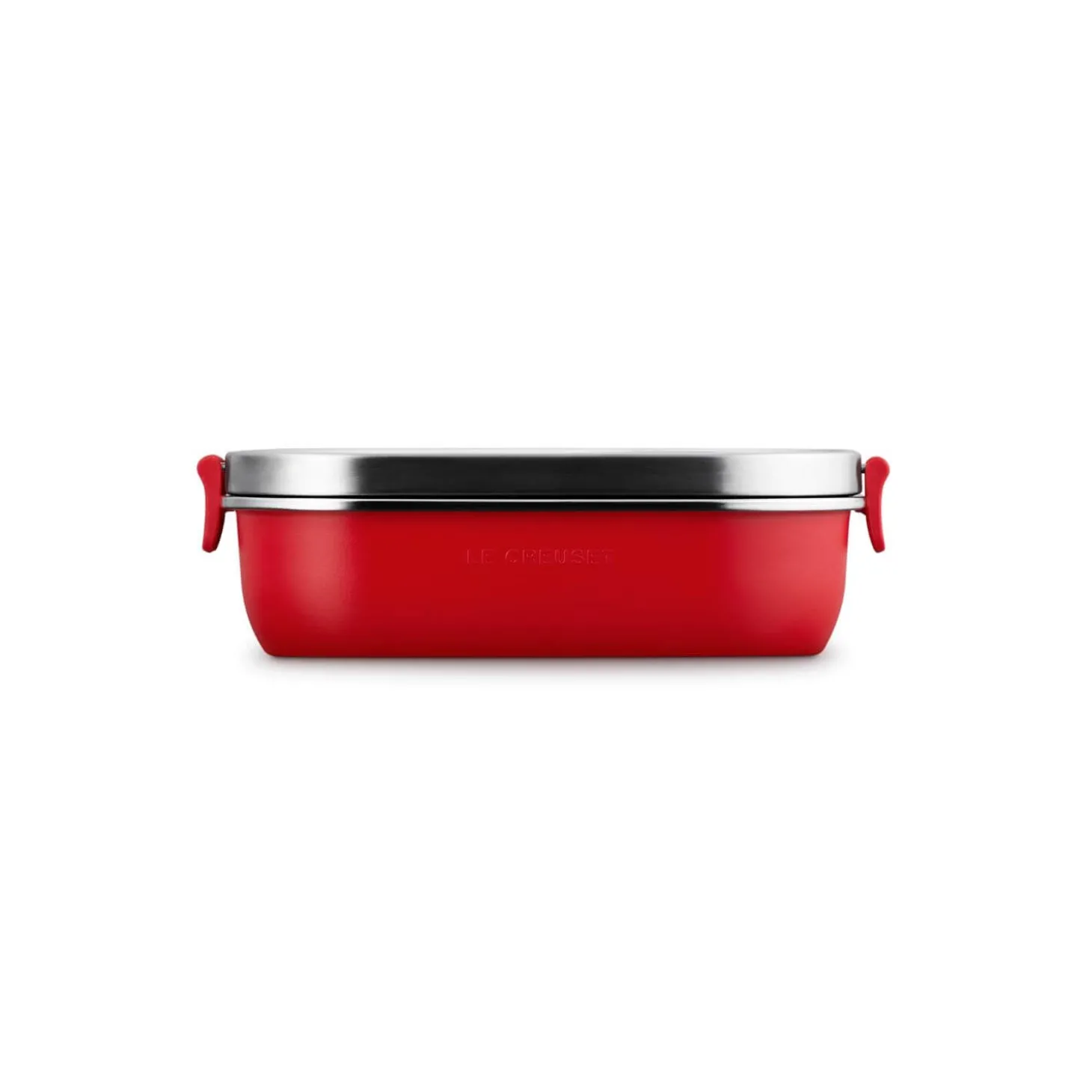 Le Creuset 'On The Go' Stainless Steel 900ml Rectangular Lunch Box - Cerise