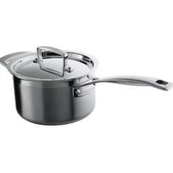 Le Creuset 3-Ply Stainless Steel Saucepan - 20cm