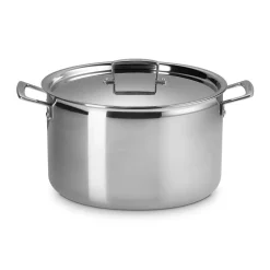 Le Creuset 3-Ply Stainless Steel Deep Round Casserole - 28cm