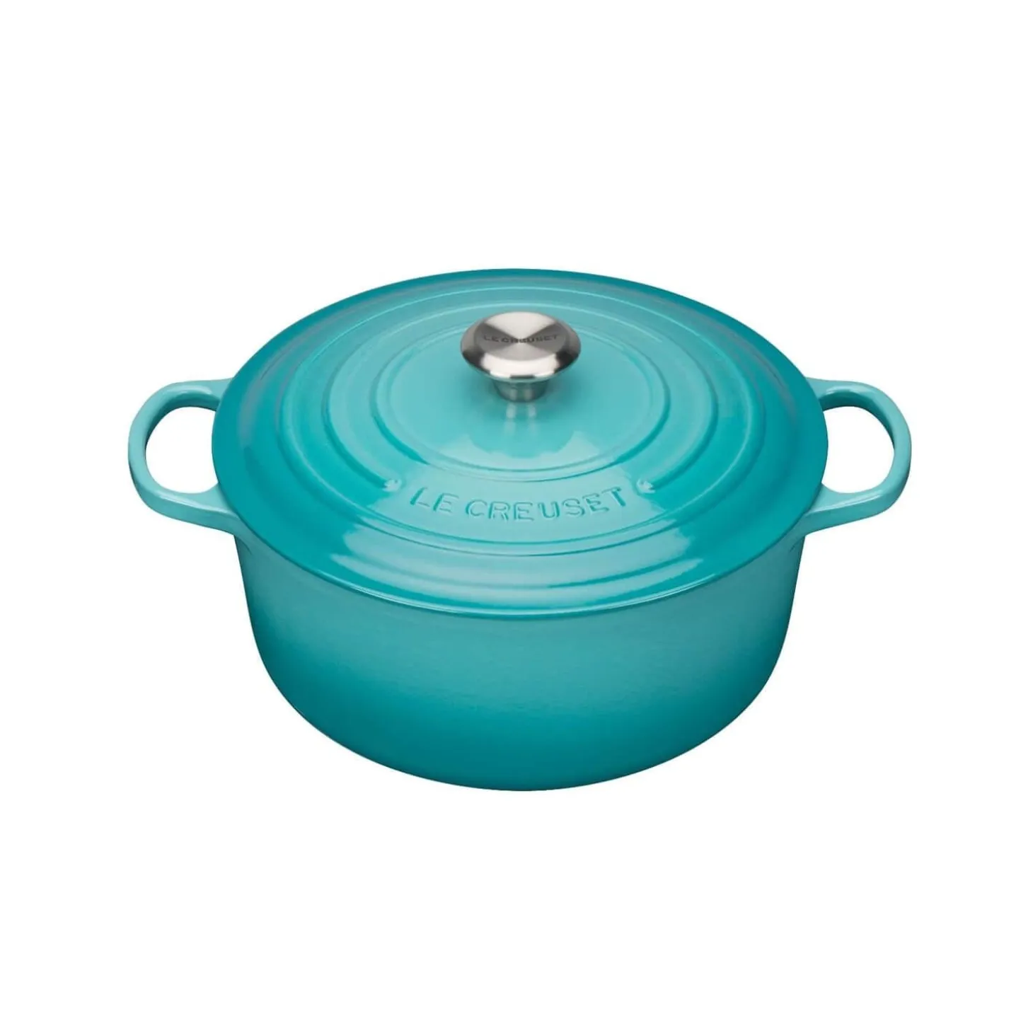 Le Creuset Signature Cast Iron 20cm Round Casserole - Teal