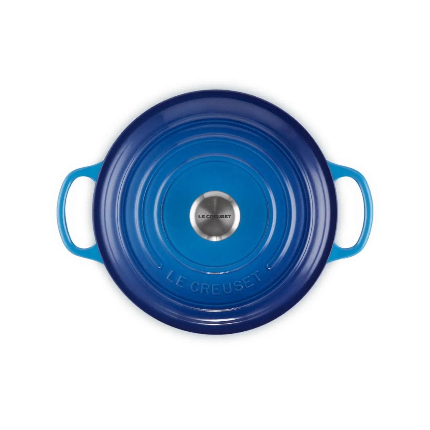 Le Creuset Signature Cast Iron 22cm Round Casserole - Azure