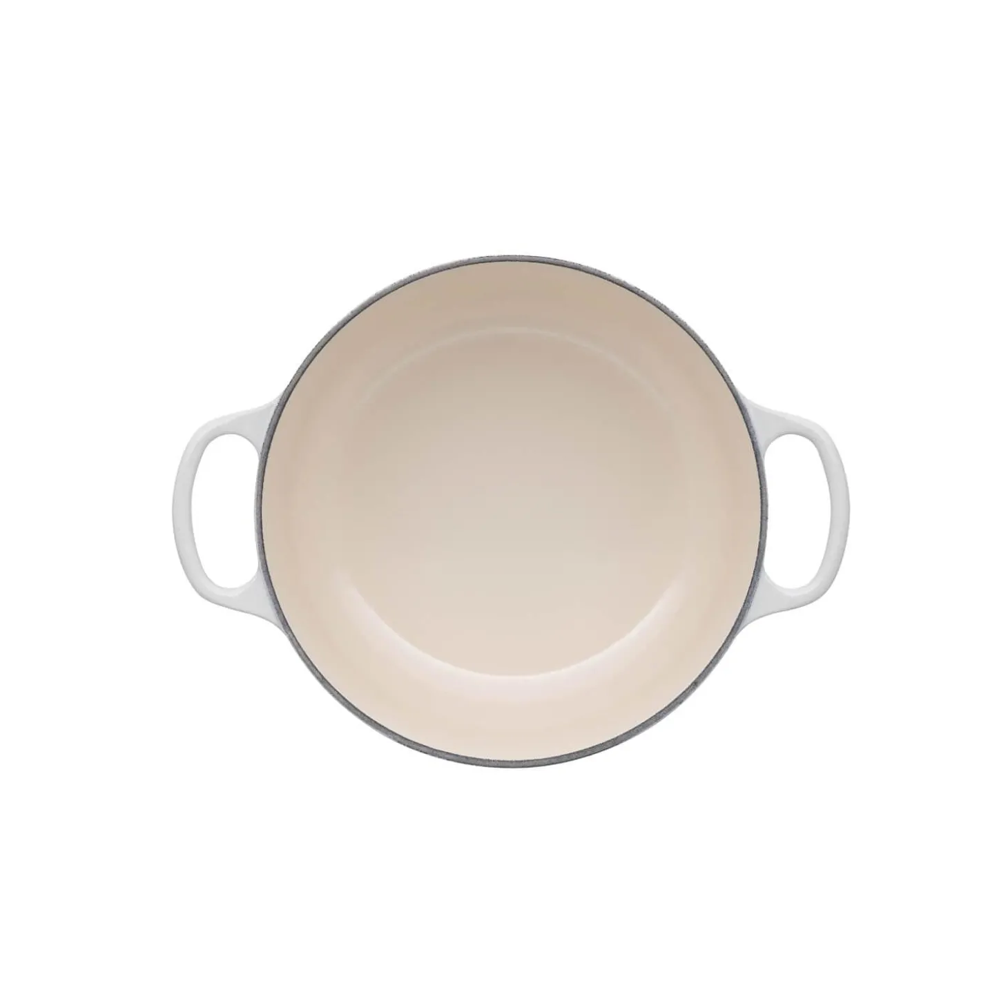 Le Creuset Signature Cast Iron 20cm Round Casserole - Meringue