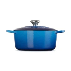 Le Creuset Signature Cast Iron 24cm Round Casserole - Azure