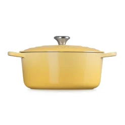 Le Creuset Signature Cast Iron 3 Piece Round Casserole Dish Set - Camomille