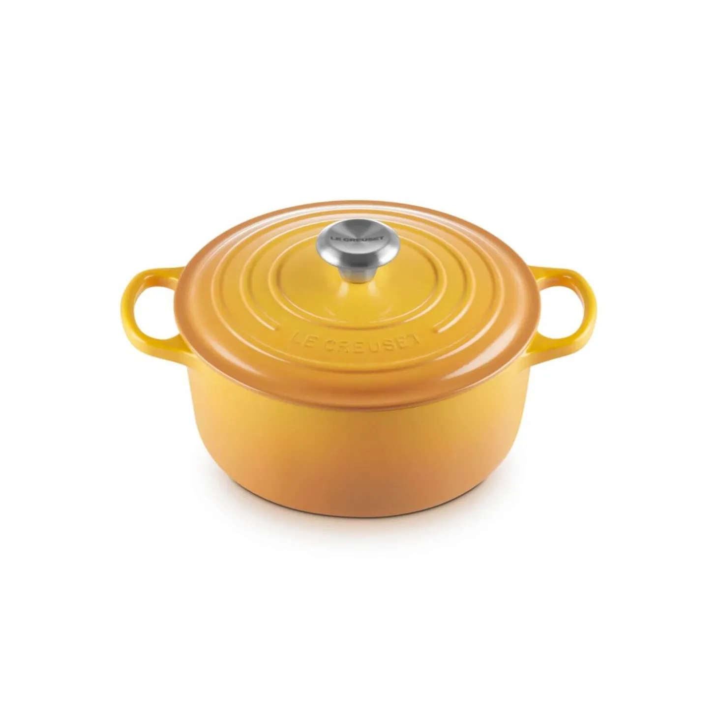 Le Creuset Signature Cast Iron 24cm Round Casserole - Nectar