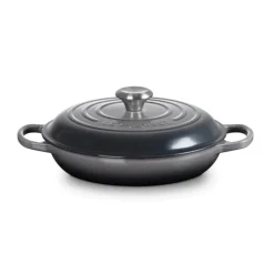Le Creuset Signature Cast Iron 30cm Shallow Casserole - Flint