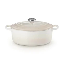 Le Creuset Signature Cast Iron 29cm Oval Casserole - Meringue