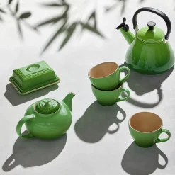 Le Creuset Stoneware Butter Dish - Bamboo Green