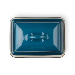 Le Creuset Stoneware Butter Dish - Deep Teal