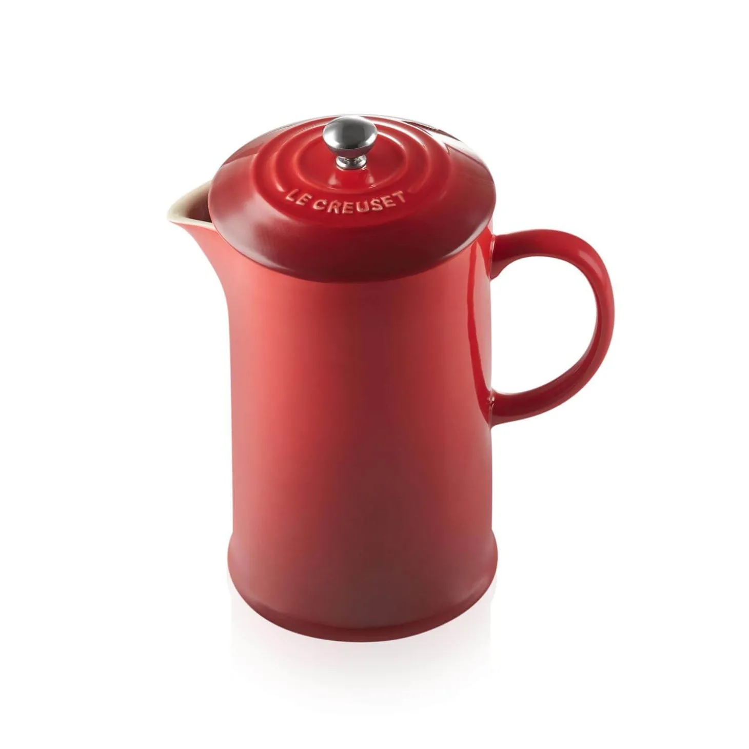 Le Creuset Stoneware Cafetiere - Cerise
