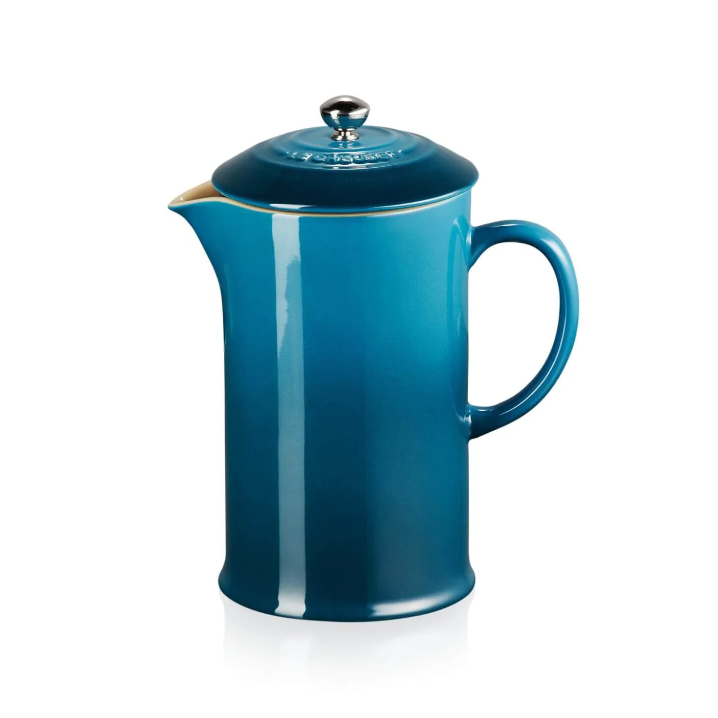 Le Creuset Stoneware Cafetiere - Deep Teal