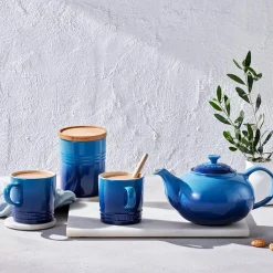 Le Creuset Stoneware Classic Teapot - Azure