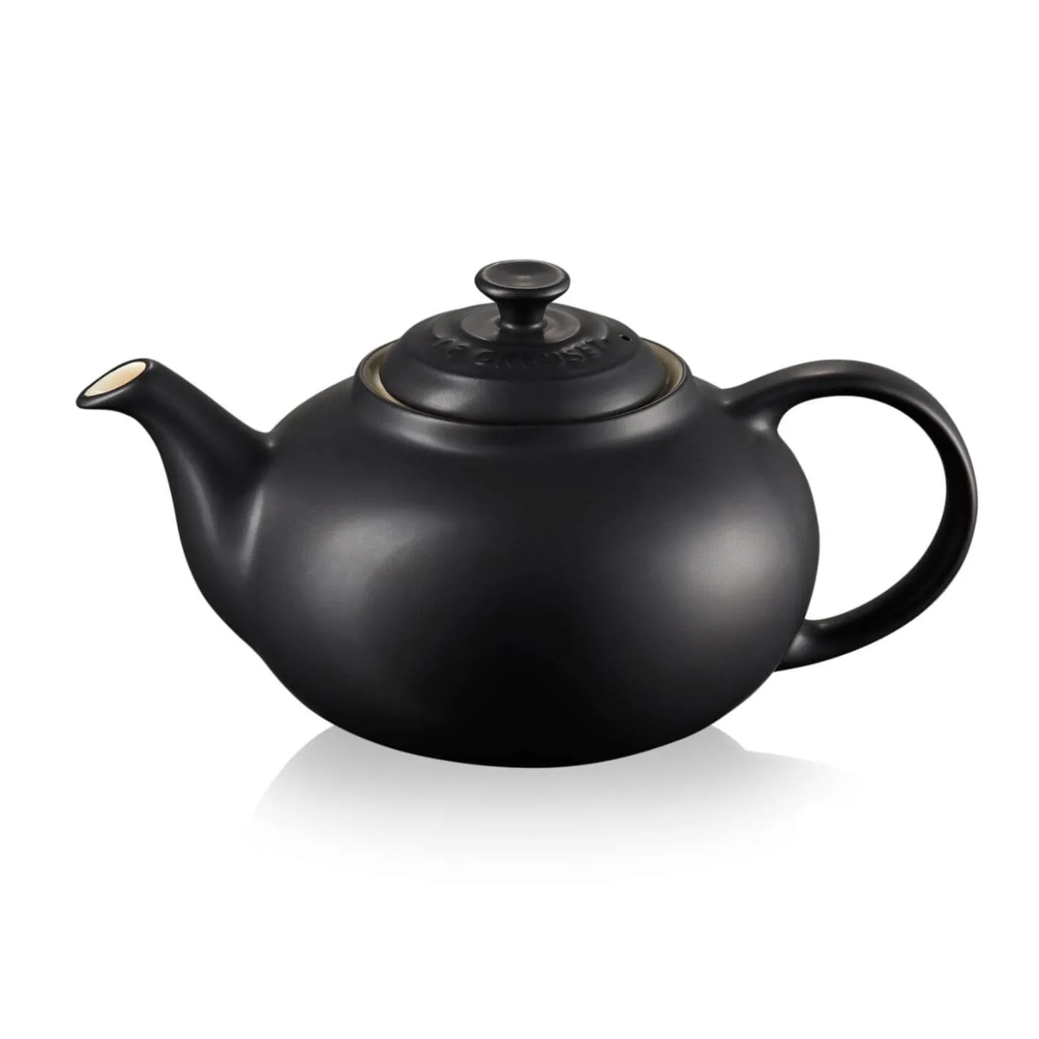 Le Creuset Stoneware Classic Teapot - Satin Black
