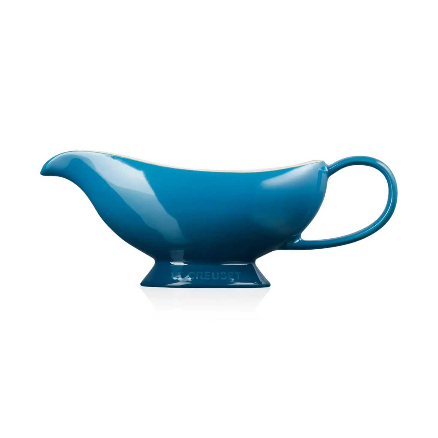 Le Creuset Stoneware Gravy Boat - Deep Teal