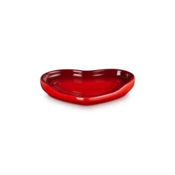 Le Creuset Stoneware Heart Spoon Rest - Cerise