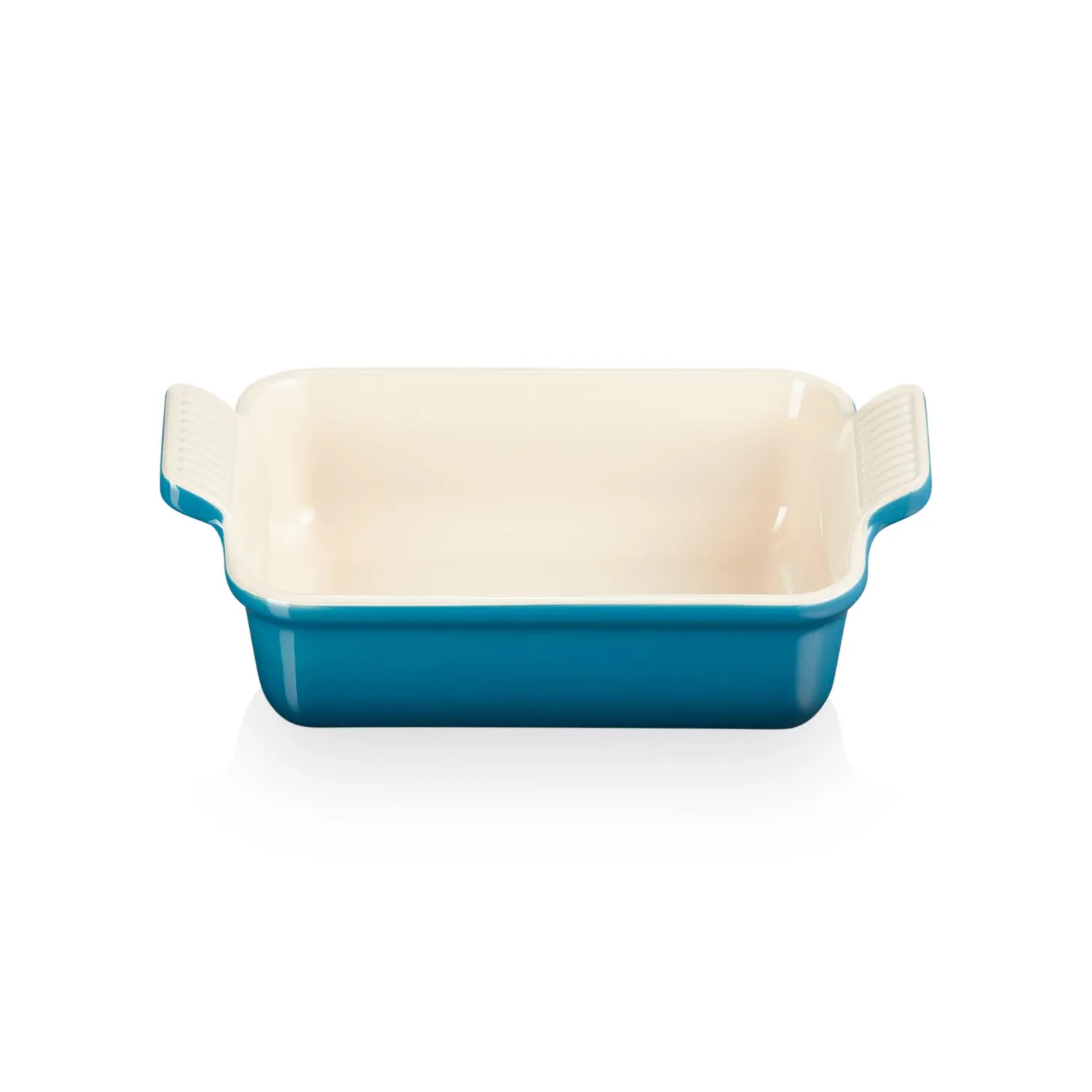 Le Creuset Stoneware Heritage 19cm Rectangular Deep Dish - Deep Teal