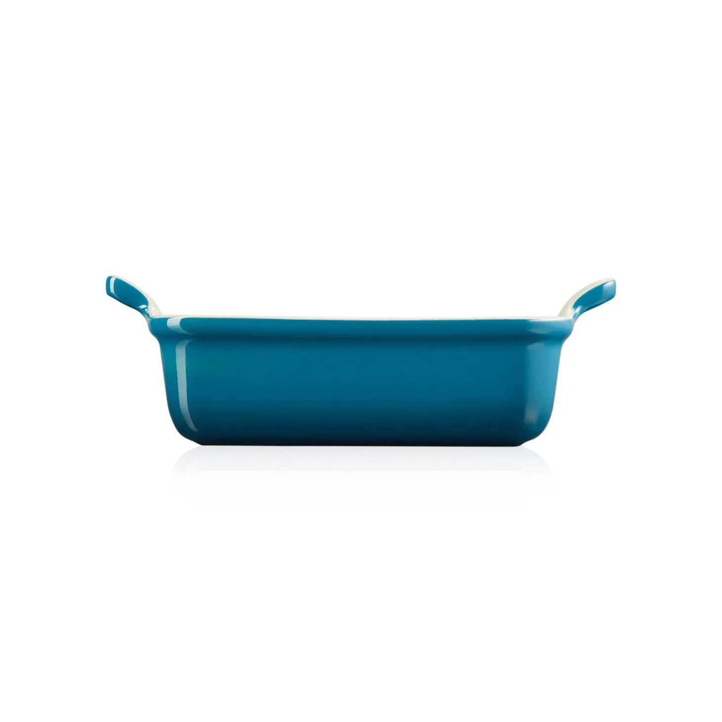 Le Creuset Stoneware Heritage 19cm Rectangular Deep Dish - Deep Teal