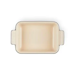 Le Creuset Stoneware Heritage 19cm Rectangular Dish - Matte Black