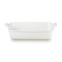 Le Creuset Stoneware Heritage 26cm Rectangular Deep Dish - Meringue
