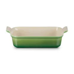 Le Creuset Stoneware Heritage 26cm Rectangular Dish - Bamboo Green