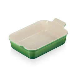 Le Creuset Stoneware Heritage 26cm Rectangular Dish - Bamboo Green